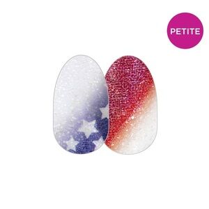 Color Street PETITE AMERICAN SPIRIT Red White & Blue Glitter Patriotic Gradient